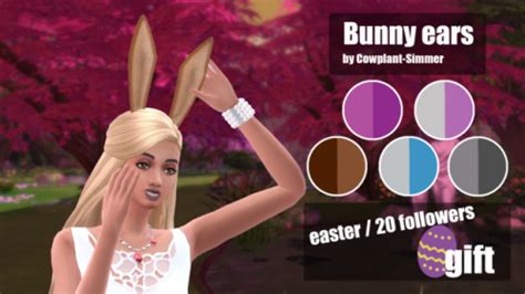 Tagged Ears Love 4 Cc Finds Sims 4 Children Bunny Ear Bunny