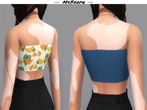The Sims Resource Bandage Top By Msbeary Sims 4 Downloads