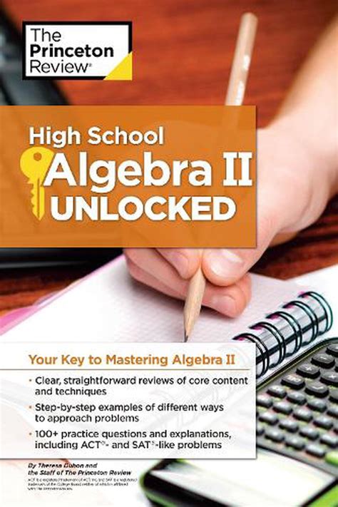 High School Algebra Ii Unlocked By Princeton Review English Paperback