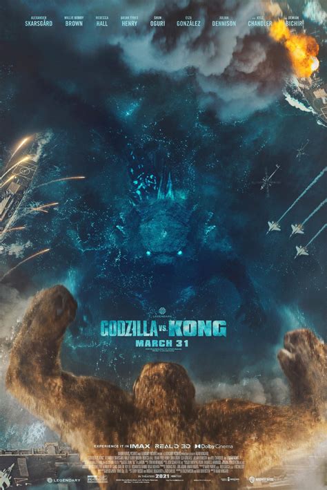 2021 Godzilla Vs Kong Film Druck Kunst Dekor Seide Poster Etsy