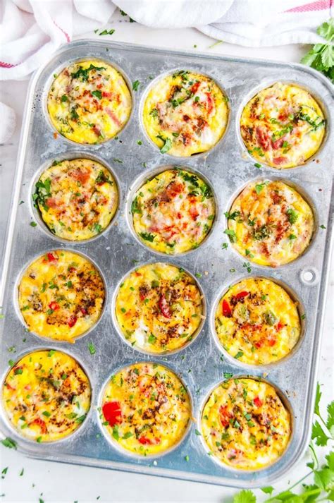 Make Ahead Healthy Breakfast Egg Cups | Recipe | Healthy ...