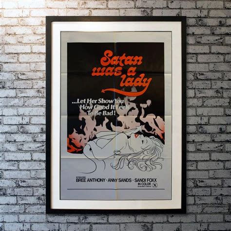 Satan Was A Lady Unframed Poster 1975 For Sale At 1stdibs