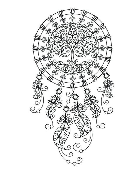 Explore oodleardle's photos on flickr. Dream Catcher Coloring Pages | Dream catcher coloring ...