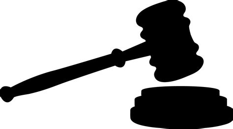 Gavel Clip Art Court Openclipart Judge Png Download 52082910