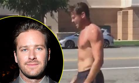 Armie Hammer Posts Video From His Shirtless Outdoor Workout Armie Hammer Shirtless Just