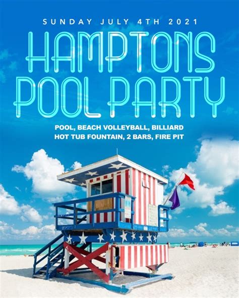 Independence Day Hampton S Estate Pool Party 7 4 Tickets July 4 2021