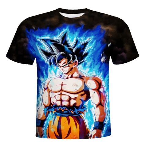 Waidx Goku Ultra Instinct Dragon Ball Super T Shirt Men Top 3d Print T