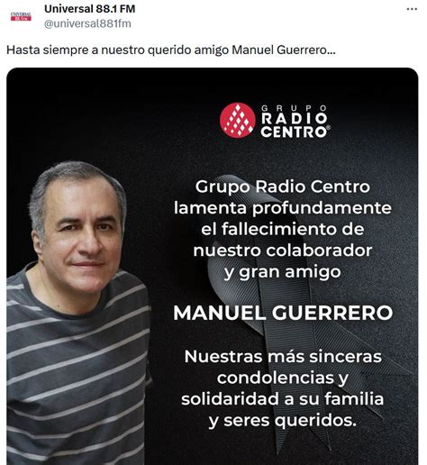 Fallece El Locutor Manuel Guerrero Experto De La Beatlemania