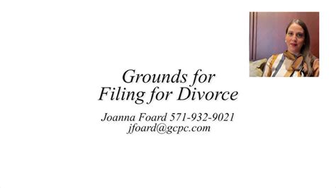 Video Overview Of Grounds For Divorce In Virginia