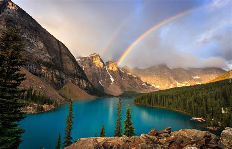 Kanada Prowincja Alberta Park Narodowy Banff Dolina Dziesięciu