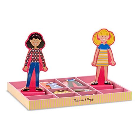 Melissa And Doug Abby And Emma Magnetic Dress Up And Best Friends Magnetic