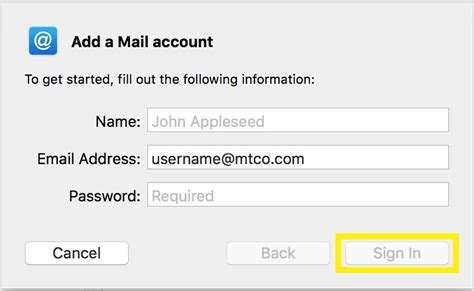 Mtco E Mail Help Apple Mail