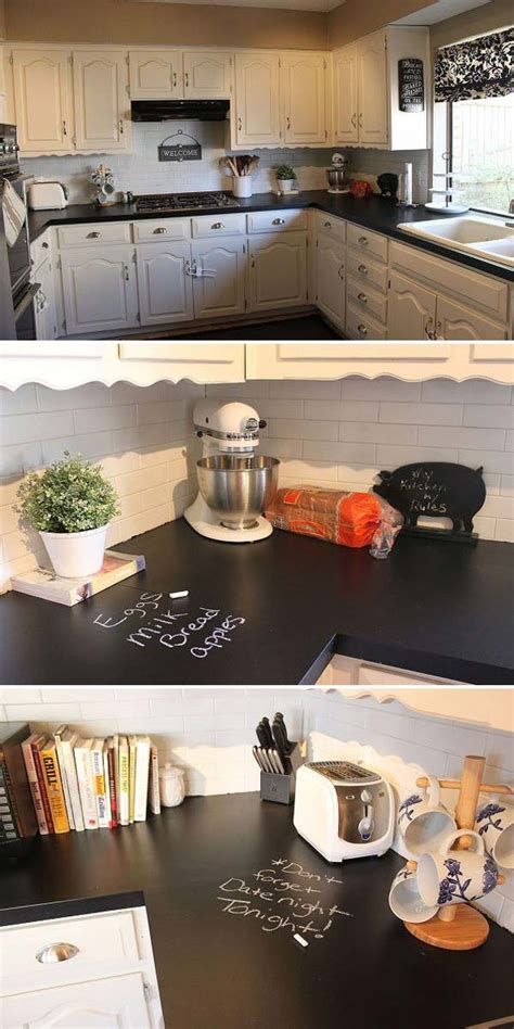 Chalkboard paint projects combine charm and organization. 21 Inspiring Ways To Use Chalkboard Paint On a Kitchen ...