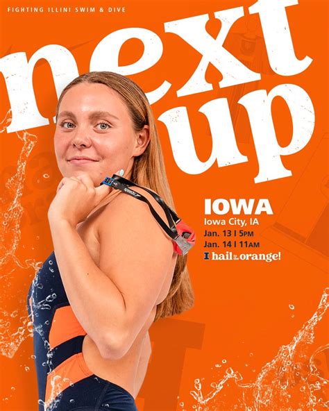 Illinois Swim And Dive On Twitter On The Road Again 📅january 13 And 14 📍 Iowa City Ia 📺 B1g