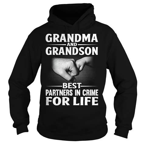 Grandma And Grandson Best Partners In Crime For Life Shirt Premium