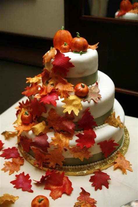 15 Fall Wedding Cake Ideas You May Love Pretty Designs