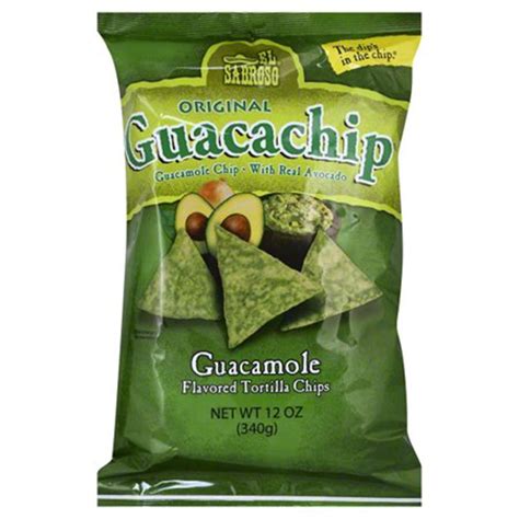 Buy Snak King El Sabroso Guacachip Guacamole Flavored Tortilla Chips 12