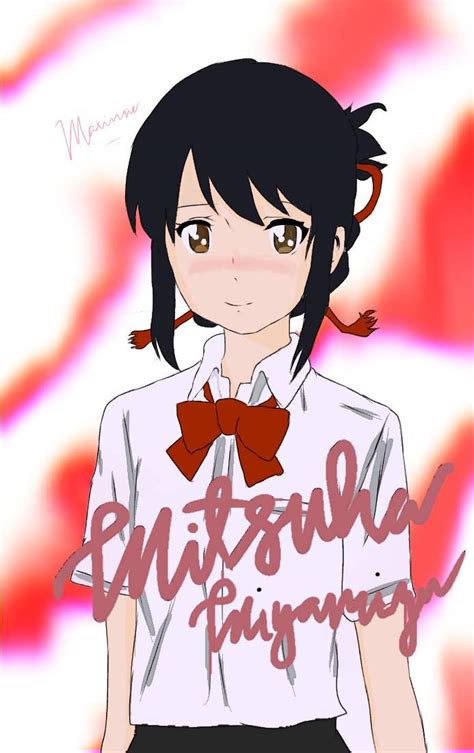 Mitsuha Miyamizu Fanart Anime Amino