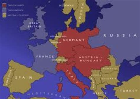 The triple entente was composed of great britain, france, and russia. World War I Popera timeline | Timetoast timelines