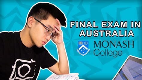 Final Exam In Australia Monash College Youtube