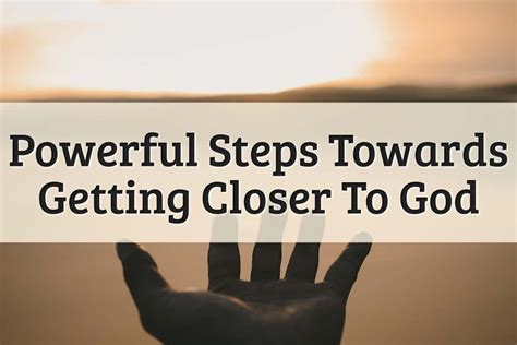 Getting Closer To God 7 Powerful Habits To Take 2024