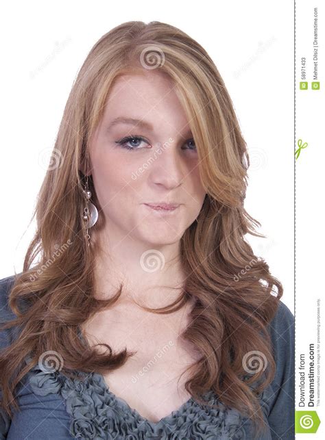 Close Up Of A Beautiful Girl Stock Image Image Of Hair Beauty 58971433