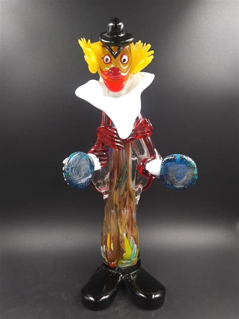 Murano Glass Clown Etsy