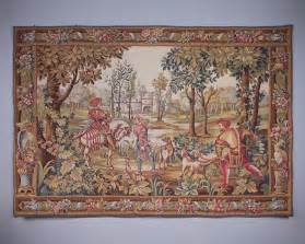 Antiques Atlas Large Mid 20thc Woven Tapestry Wall Hanging