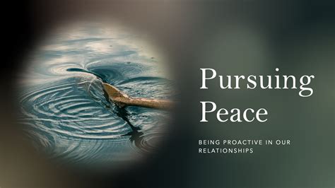 Pursuing Peace Franklin Church Of Christ