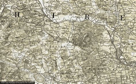 Historic Ordnance Survey Map Of Blackburn 1909
