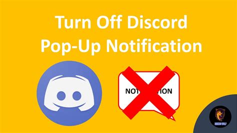 How To Turn Off Discord Pop Up Notification In Window 10 Turn Off