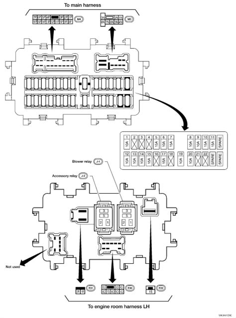 Electrical components such as lights, heated seats and radios all have fuses in your 2005 nissan altima s 2.5l 4 cyl. 2006 Nissan altima fuse box diagram