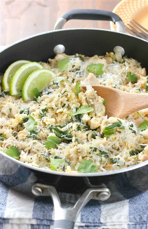 $1.99 recipe / $0.33 when the rice is finished cooking, fluff it with a fork. Cilantro Lime Chicken with Rice Skillet | Cilantro lime ...