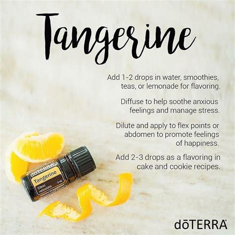 Ways To Use Tangerine Essential Oil Oil Of The Week Series Óleos