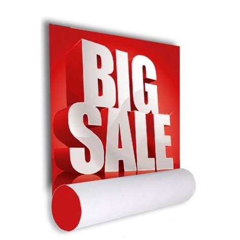 Shop Posters - Pre Printed Sale Posters - Retail Poster Printing