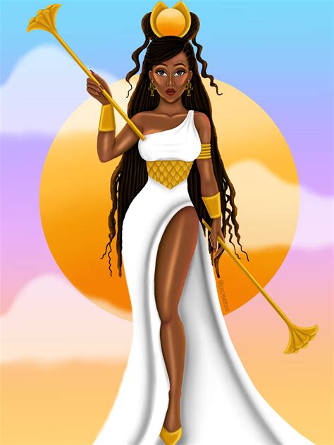 Oshun Art Isis Art Sun Goddess Art Ancient Egypt Egyptian Etsy