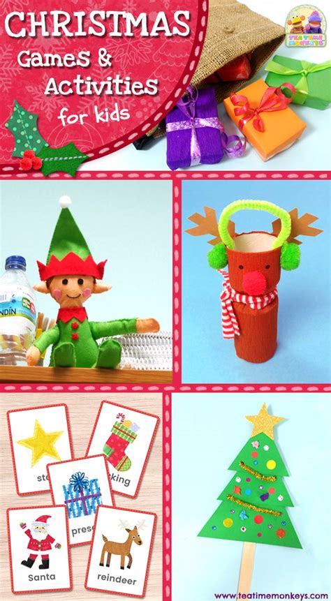 Fun Esl Christmas Activities For Preschool And Primary Tea Time Monkeys