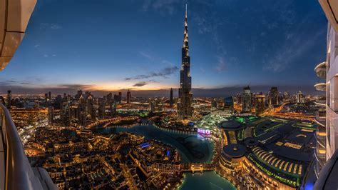 Burj Khalifa Uae Sunset View Dubai Sky Tower Wallpaper Flickr