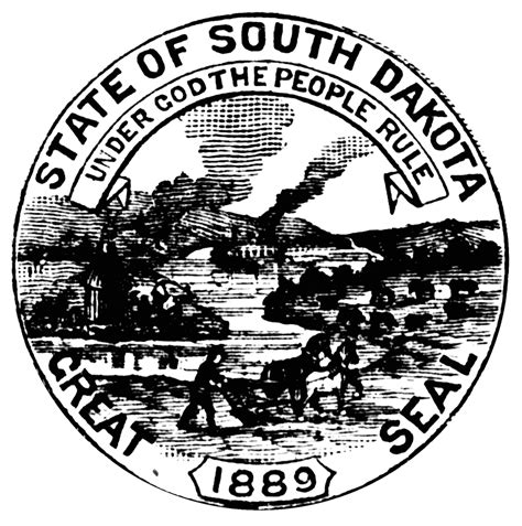 South Dakota Seal Clipart Etc
