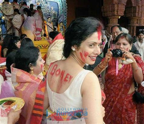 The two young hearts left no stone unturned in their relationship before finally getting married, where now only a small ritual lurks between their union. The smiling face of Sridevi during this Durga Pooja ritual ...
