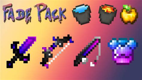 Minecraft Pvp Texture Pack Fade Pack Youtube