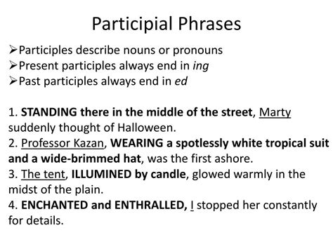 Ppt Participial Phrases Powerpoint Presentation Free Download Id