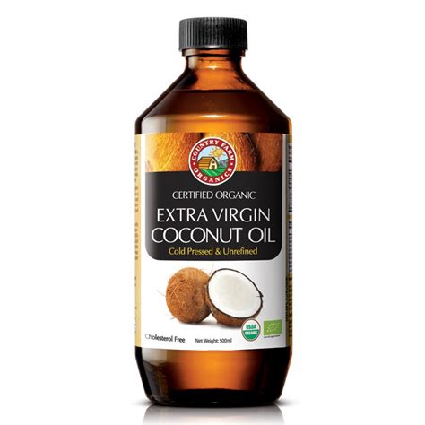 Country Farm Organics Organic Extra Virgin Coconut Oil 500ml Shopee