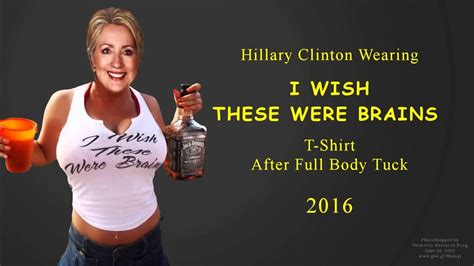 breaking news i wish these boobs were brains t shirt hillary clinton caught wearing 19a