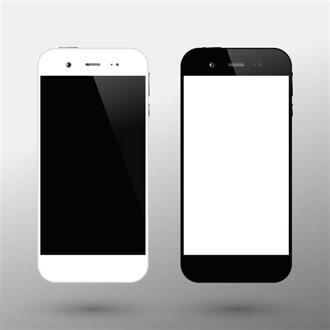 Black And White Smartphones 608983 Download Free Vectors