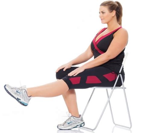 Chair Leg Lifts Workouts To Do While Watching TV