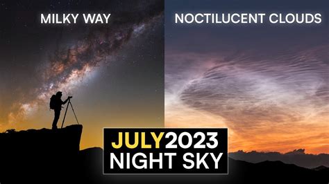 What S In The Night Sky July Venus Mars Conjunction Noctilucent Clouds Milky Way