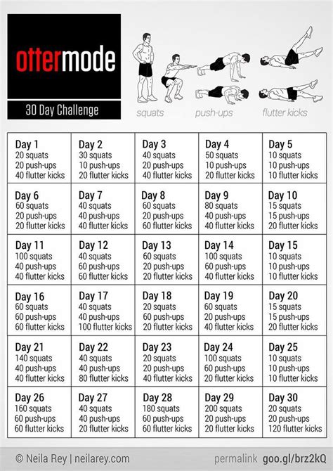 Pin By C Jennifer M On Build The Body 30 Day Workout Plan