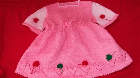 Robe Au Tricot Au Tricot Robe Enfant Au Tricot ️ De 12 à 18 Mois 3