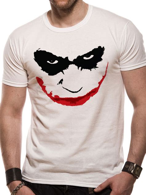 Batman The Dark Knight Joker Smile Logo Official Unisex T Shirt Buy